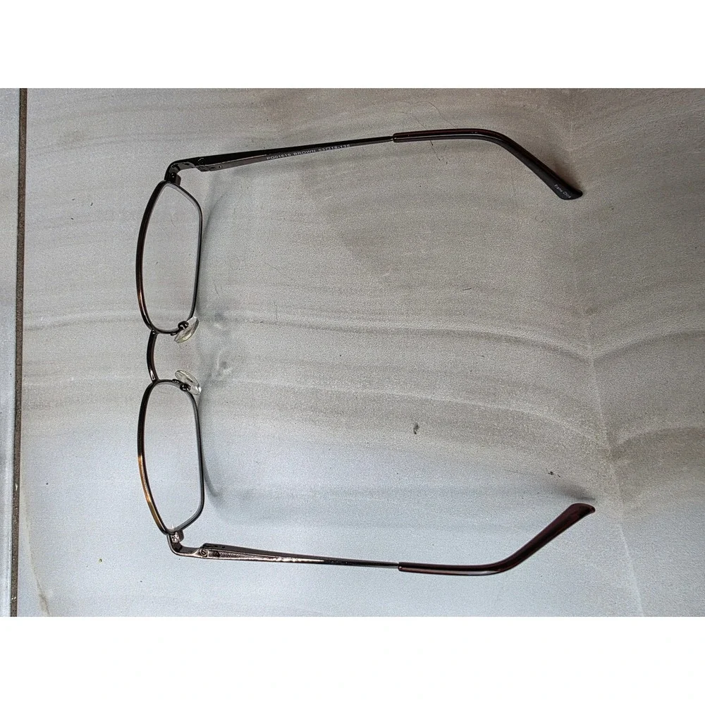 Parade by Avalon‎ Brown Metal Eyeglass Frames PQ01619 53-18-135 Rectangular F2